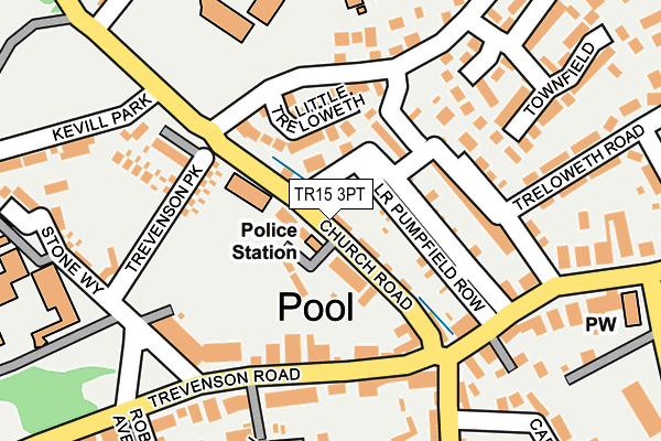 TR15 3PT map - OS OpenMap – Local (Ordnance Survey)