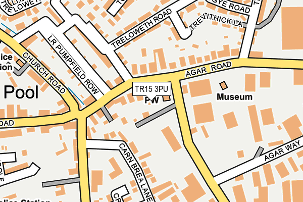 TR15 3PU map - OS OpenMap – Local (Ordnance Survey)