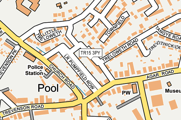 TR15 3PY map - OS OpenMap – Local (Ordnance Survey)