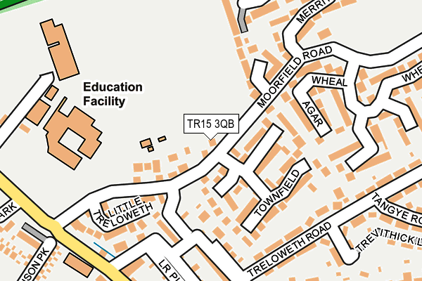 TR15 3QB map - OS OpenMap – Local (Ordnance Survey)