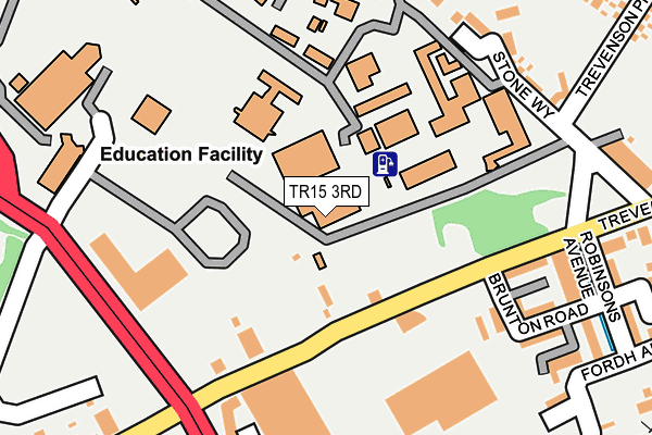 TR15 3RD map - OS OpenMap – Local (Ordnance Survey)