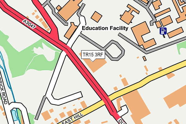 TR15 3RF map - OS OpenMap – Local (Ordnance Survey)