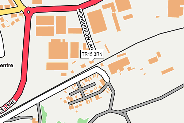 TR15 3RN map - OS OpenMap – Local (Ordnance Survey)