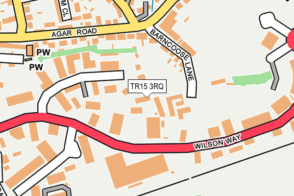 TR15 3RQ map - OS OpenMap – Local (Ordnance Survey)