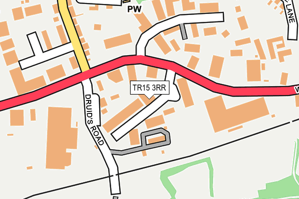 TR15 3RR map - OS OpenMap – Local (Ordnance Survey)