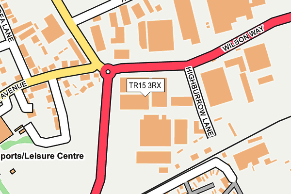 Map of REC (SW) LTD at local scale