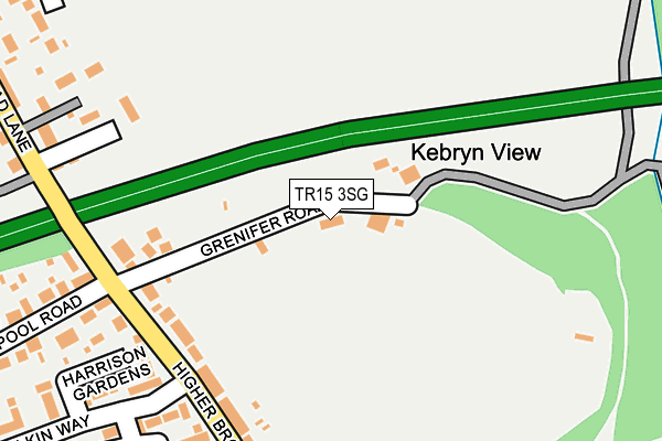 TR15 3SG map - OS OpenMap – Local (Ordnance Survey)