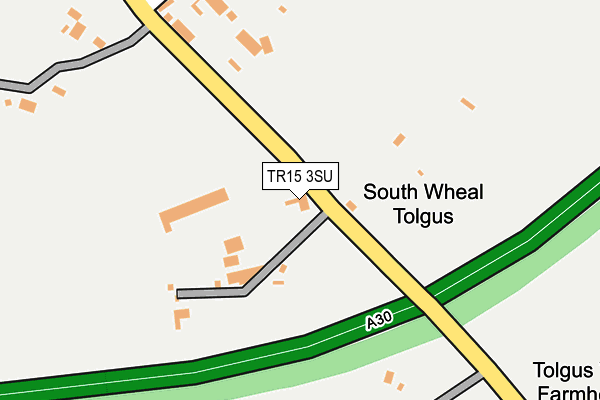 TR15 3SU map - OS OpenMap – Local (Ordnance Survey)