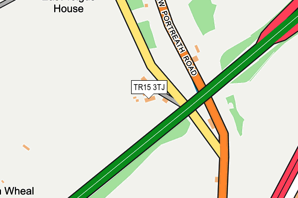 TR15 3TJ map - OS OpenMap – Local (Ordnance Survey)