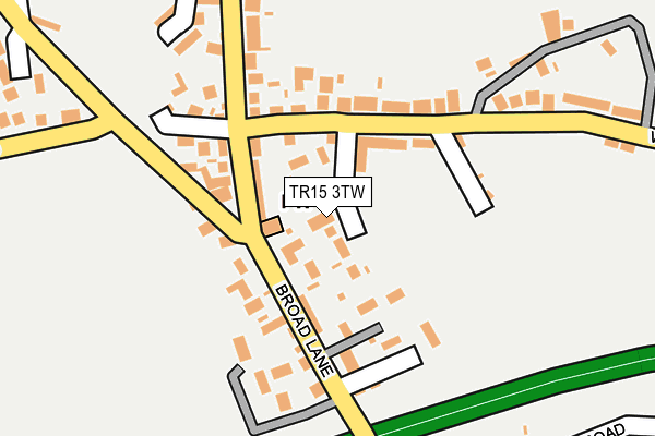 TR15 3TW map - OS OpenMap – Local (Ordnance Survey)