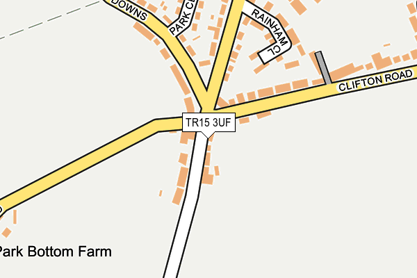 TR15 3UF map - OS OpenMap – Local (Ordnance Survey)