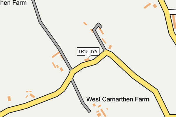 TR15 3YA map - OS OpenMap – Local (Ordnance Survey)