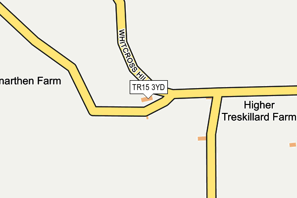 TR15 3YD map - OS OpenMap – Local (Ordnance Survey)