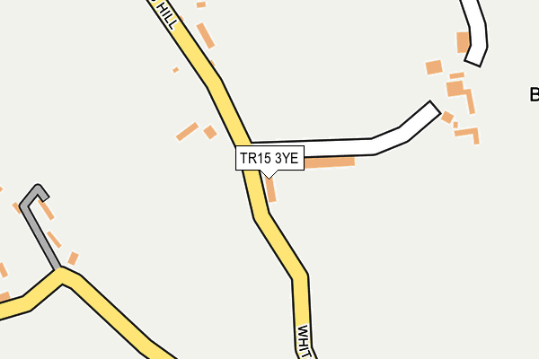 TR15 3YE map - OS OpenMap – Local (Ordnance Survey)