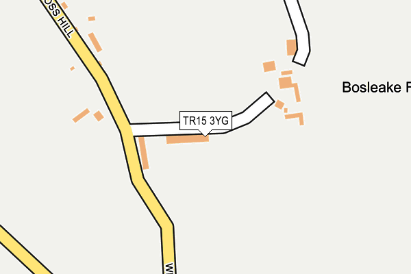 TR15 3YG map - OS OpenMap – Local (Ordnance Survey)