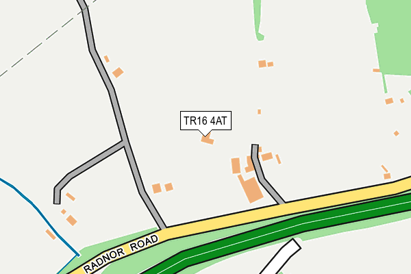 TR16 4AT map - OS OpenMap – Local (Ordnance Survey)