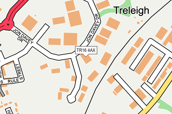 Map of TRELEIGH HOLDINGS LIMITED at local scale