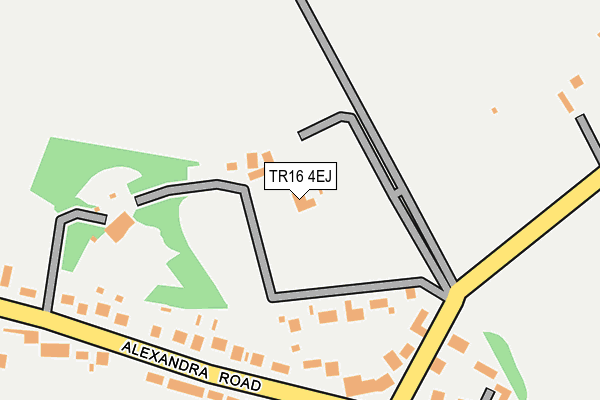 TR16 4EJ map - OS OpenMap – Local (Ordnance Survey)
