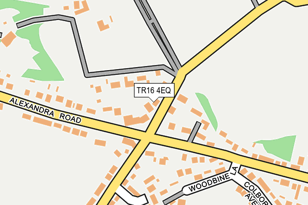 TR16 4EQ map - OS OpenMap – Local (Ordnance Survey)