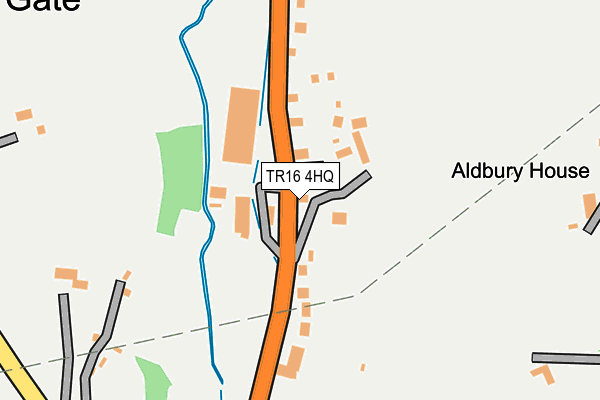 TR16 4HQ map - OS OpenMap – Local (Ordnance Survey)