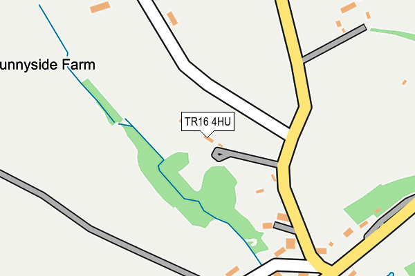 TR16 4HU map - OS OpenMap – Local (Ordnance Survey)
