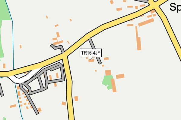 TR16 4JF map - OS OpenMap – Local (Ordnance Survey)