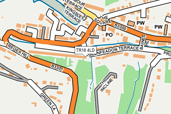 TR16 4LD map - OS OpenMap – Local (Ordnance Survey)