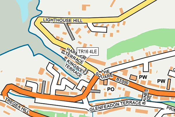 TR16 4LE map - OS OpenMap – Local (Ordnance Survey)