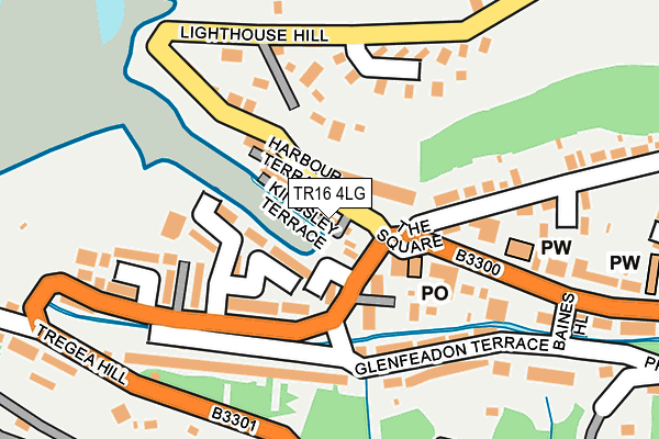 TR16 4LG map - OS OpenMap – Local (Ordnance Survey)