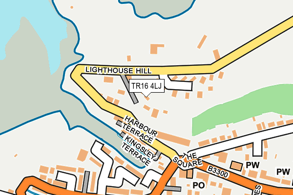 TR16 4LJ map - OS OpenMap – Local (Ordnance Survey)