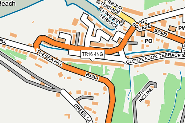 TR16 4NG map - OS OpenMap – Local (Ordnance Survey)