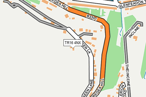 TR16 4NX map - OS OpenMap – Local (Ordnance Survey)