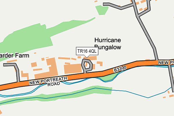 TR16 4QL map - OS OpenMap – Local (Ordnance Survey)