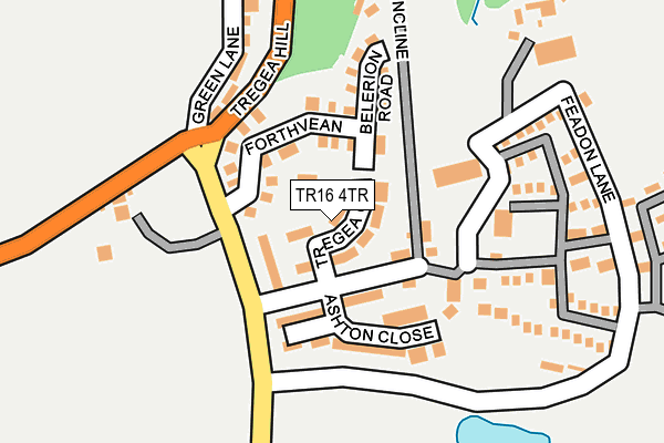 TR16 4TR map - OS OpenMap – Local (Ordnance Survey)