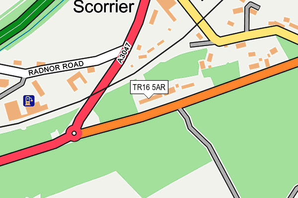 TR16 5AR map - OS OpenMap – Local (Ordnance Survey)