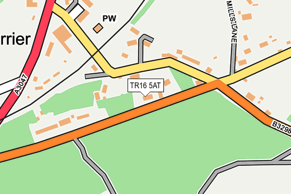 TR16 5AT map - OS OpenMap – Local (Ordnance Survey)