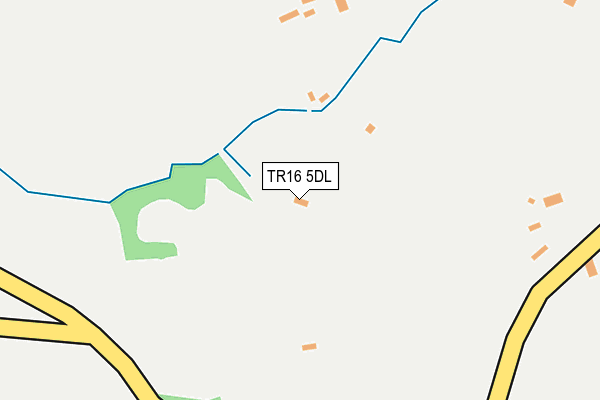 TR16 5DL map - OS OpenMap – Local (Ordnance Survey)