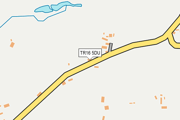 TR16 5DU map - OS OpenMap – Local (Ordnance Survey)