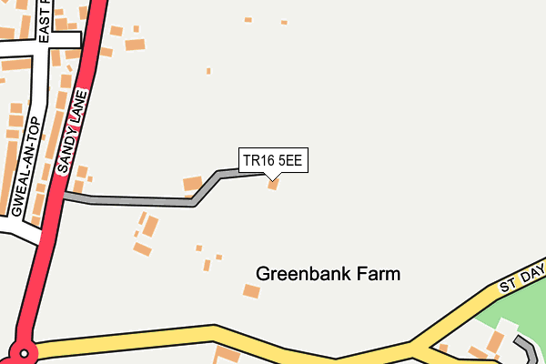 TR16 5EE map - OS OpenMap – Local (Ordnance Survey)