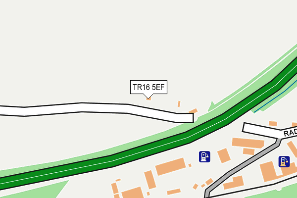 TR16 5EF map - OS OpenMap – Local (Ordnance Survey)