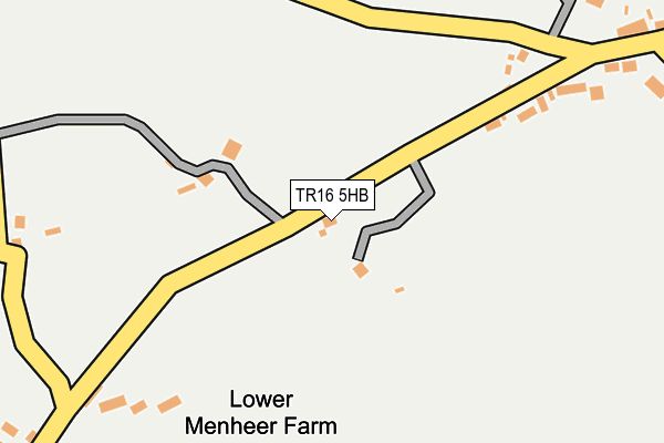 TR16 5HB map - OS OpenMap – Local (Ordnance Survey)