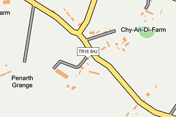 TR16 5HJ map - OS OpenMap – Local (Ordnance Survey)