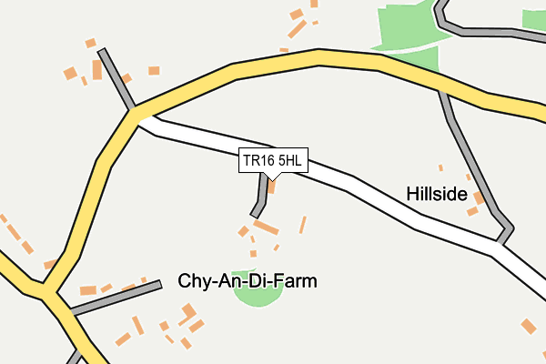 TR16 5HL map - OS OpenMap – Local (Ordnance Survey)