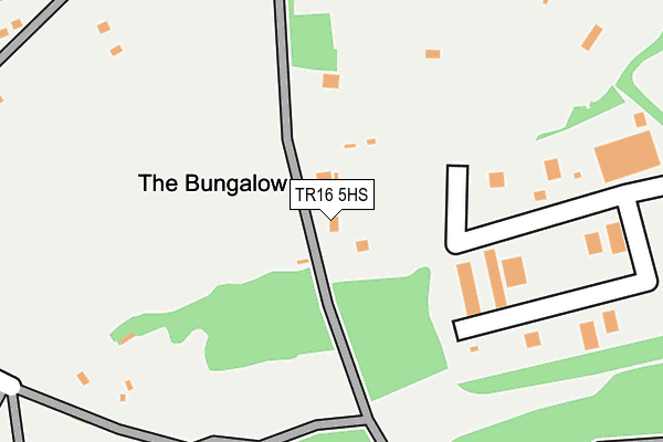 TR16 5HS map - OS OpenMap – Local (Ordnance Survey)