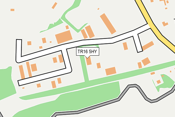 TR16 5HY map - OS OpenMap – Local (Ordnance Survey)