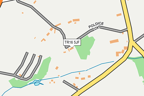 TR16 5JF map - OS OpenMap – Local (Ordnance Survey)