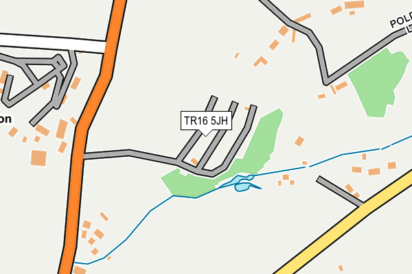 TR16 5JH map - OS OpenMap – Local (Ordnance Survey)