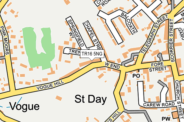 TR16 5NG map - OS OpenMap – Local (Ordnance Survey)