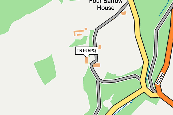 TR16 5PQ map - OS OpenMap – Local (Ordnance Survey)