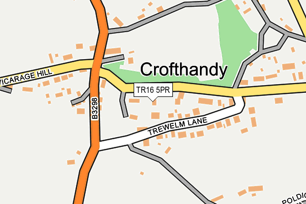 TR16 5PR map - OS OpenMap – Local (Ordnance Survey)